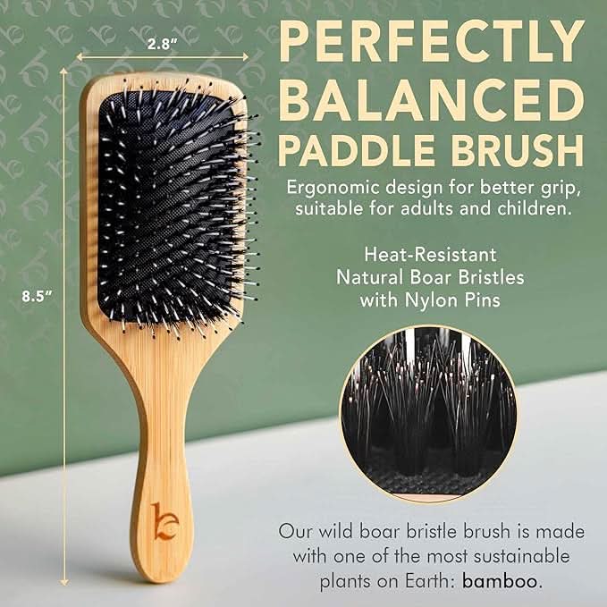 Paddle Boar Bristle Hair Brush