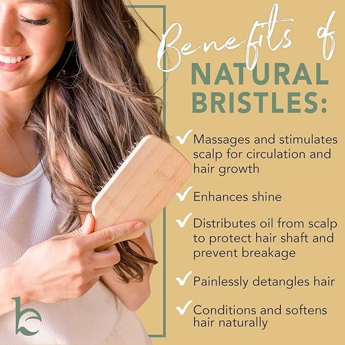 Paddle Boar Bristle Hair Brush