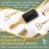 Paddle Boar Bristle Hair Brush