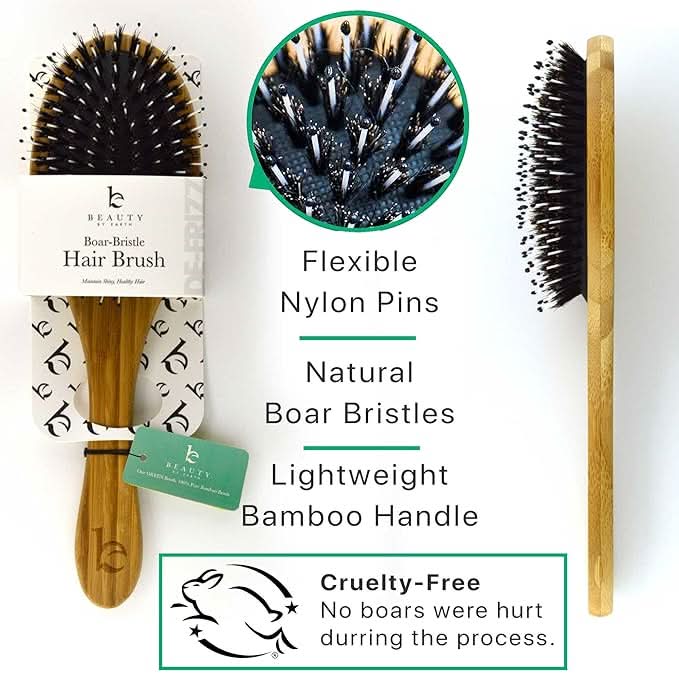Boar Bristle Hair Brush