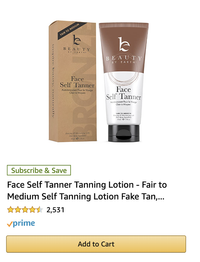 Face Self Tanner Lotion - Amazon Black Friday Deal!