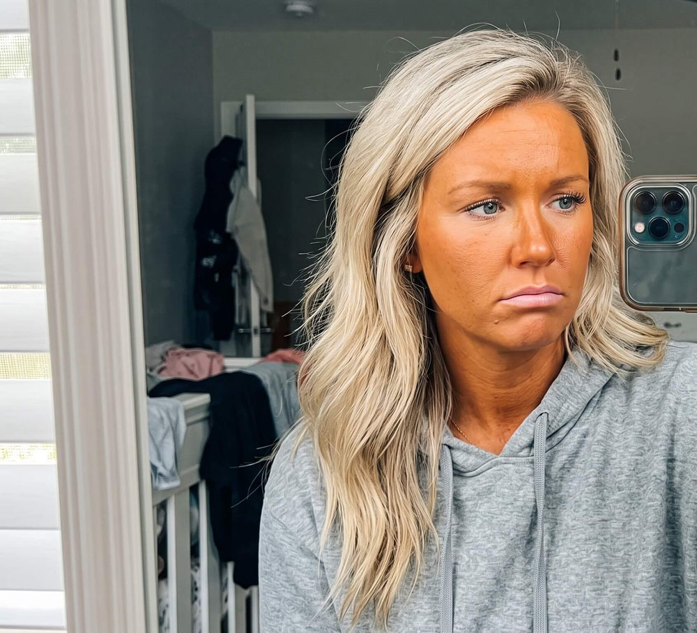 It's turning your "glow" orange