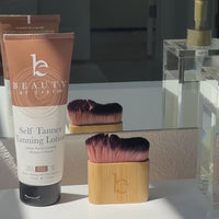 Self Tanner Body Lotion Brush Bundle