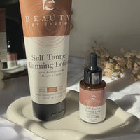 Lot de deux lotions et gouttes autobronzantes