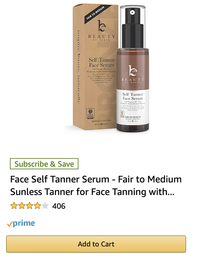 Self Tanner Face Serum - Amazon Black Friday Deal!