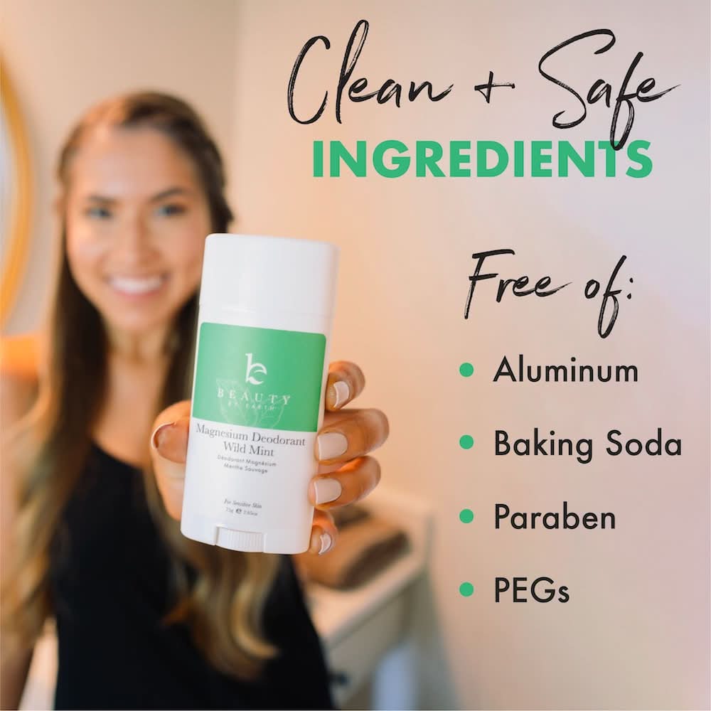 Magnesium Deodorant Wild Mint - {{variant_title}} - Beauty by Earth