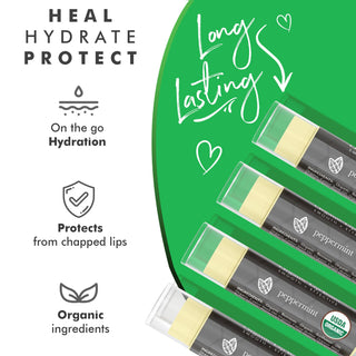 Organic Peppermint Lip Balm - {{variant_title}} - Beauty by Earth