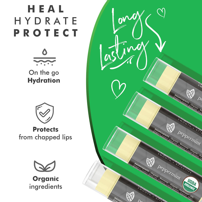 Organic Peppermint Lip Balm - {{variant_title}} - Beauty by Earth