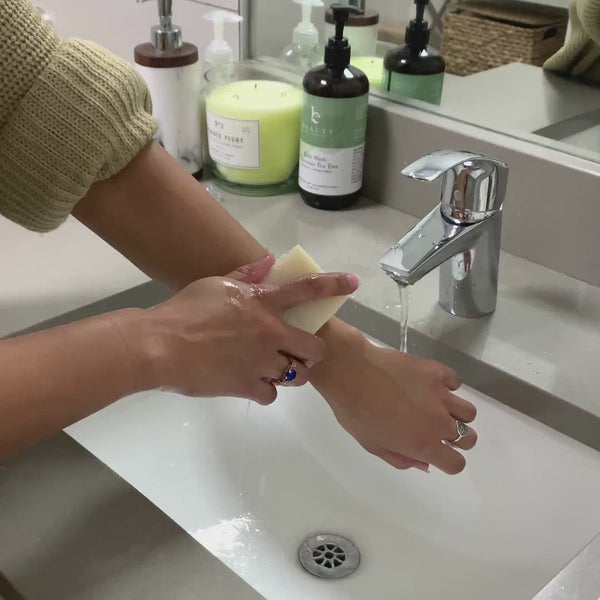 Shaving Soap Bar - Single - Beauty by Earth - Review - Washing Hands
